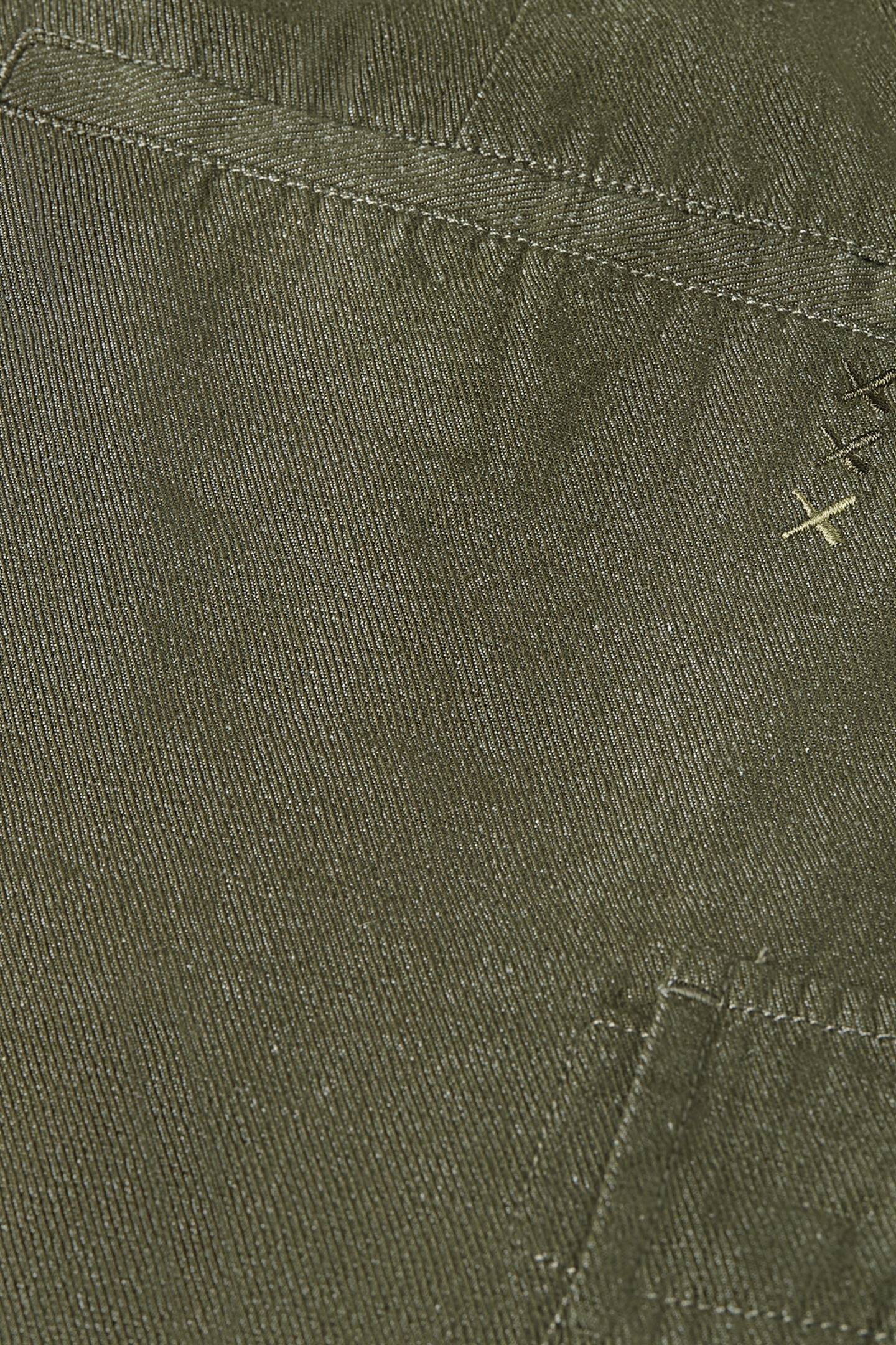 LINENBLEND RELAXEDFIT CARGO BERMUDA SHORTS DARK GREEN 7