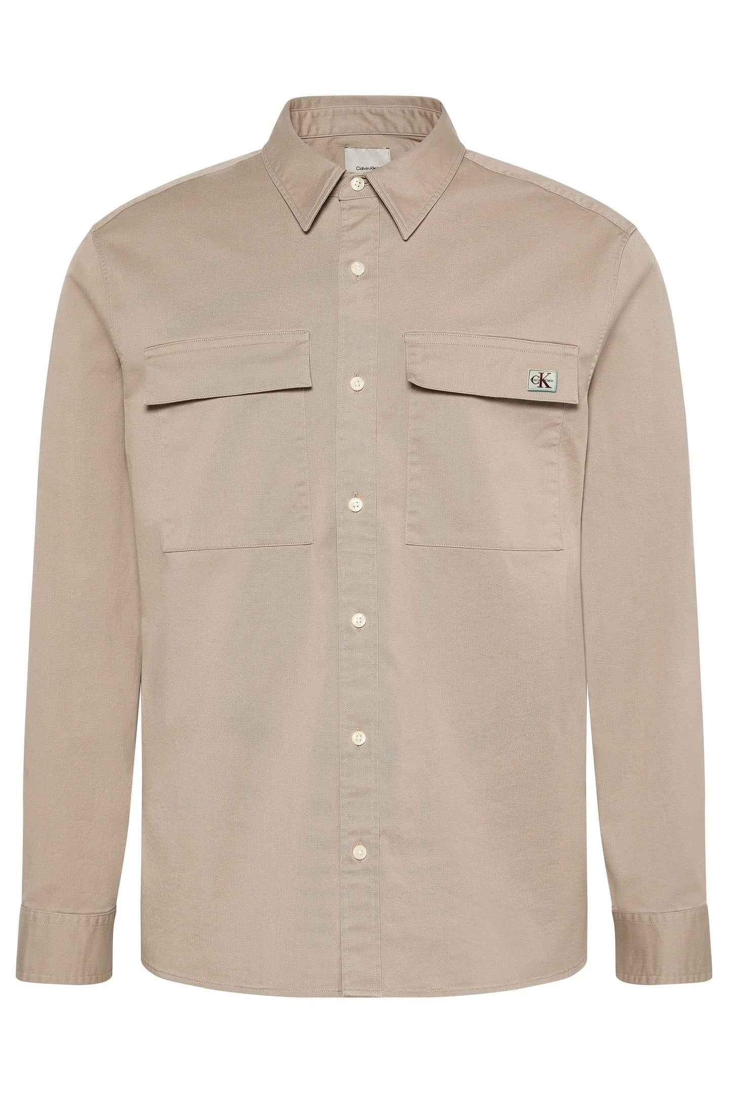 LS COMFORT COTTON SHIRT VINTAGE KHAKI 4