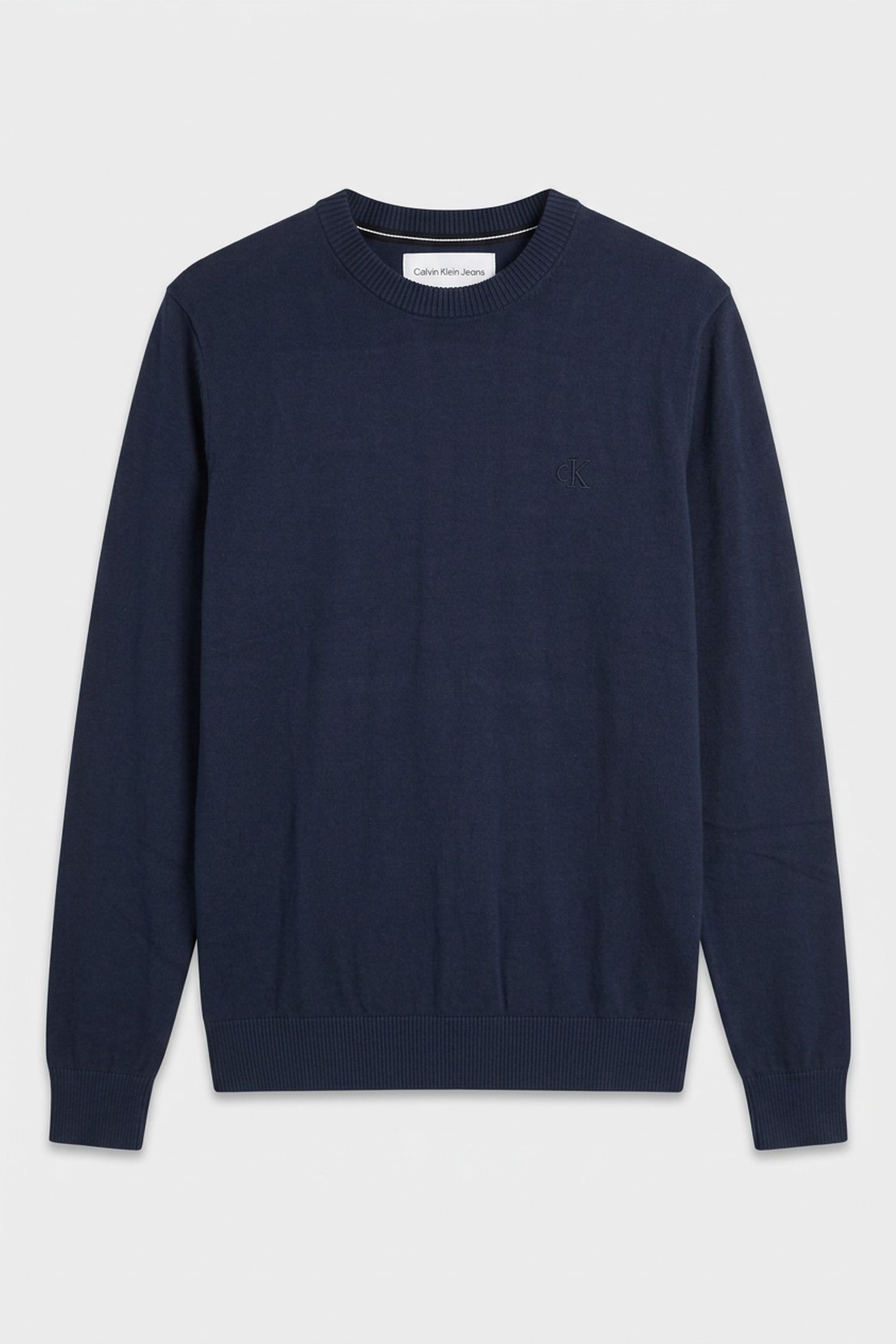 ESSENTIAL COTTON SWEATER NAVY 3