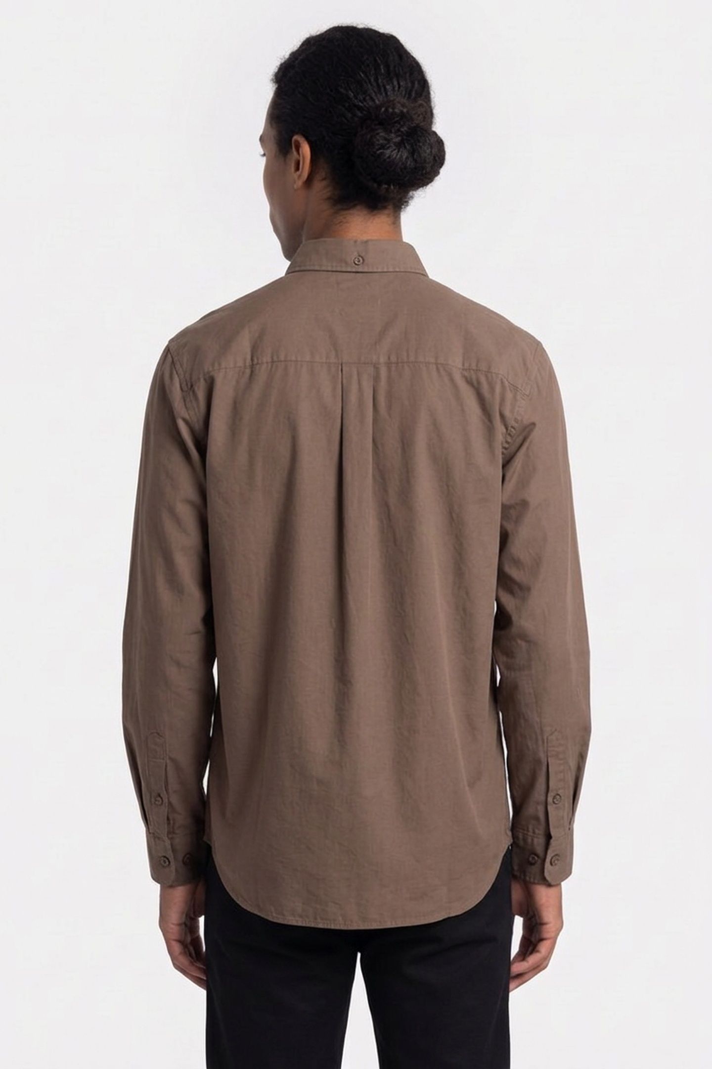 UNISEX SHIRT MATEO LOGO BROWN 5
