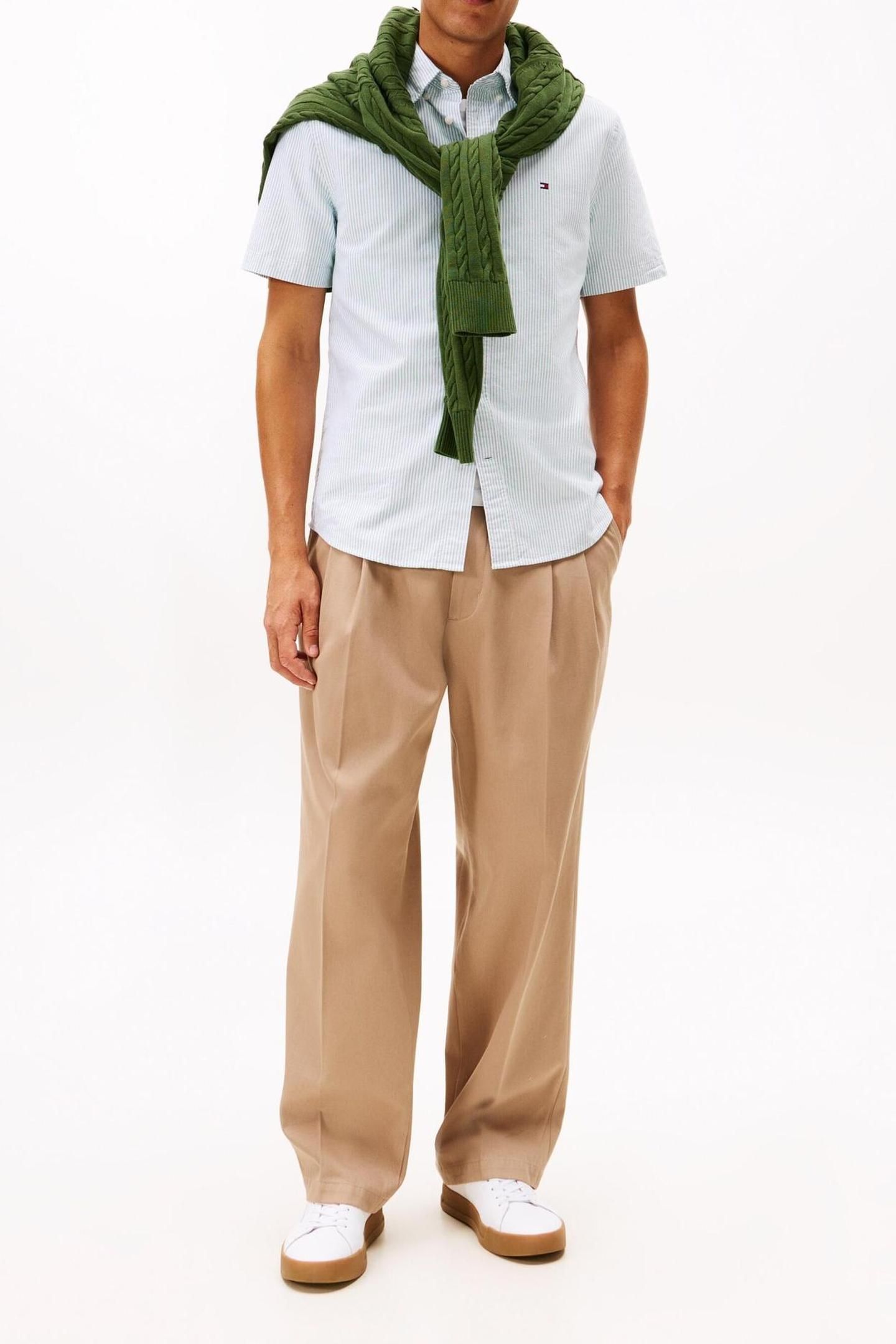 HERITAGE OXF SHIRT DEEP OCEAN/STRIPE 2
