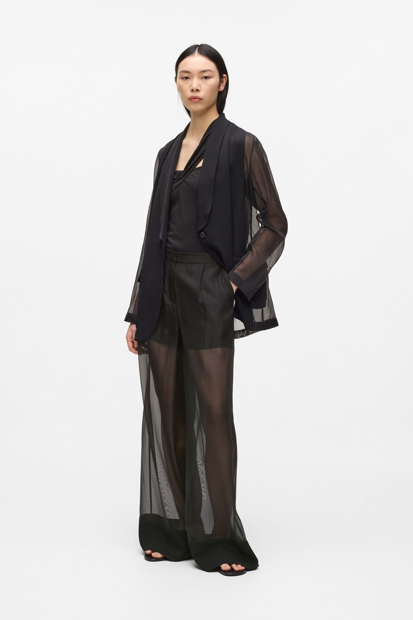 ORGANZA FASHION PANTS BLACK 2