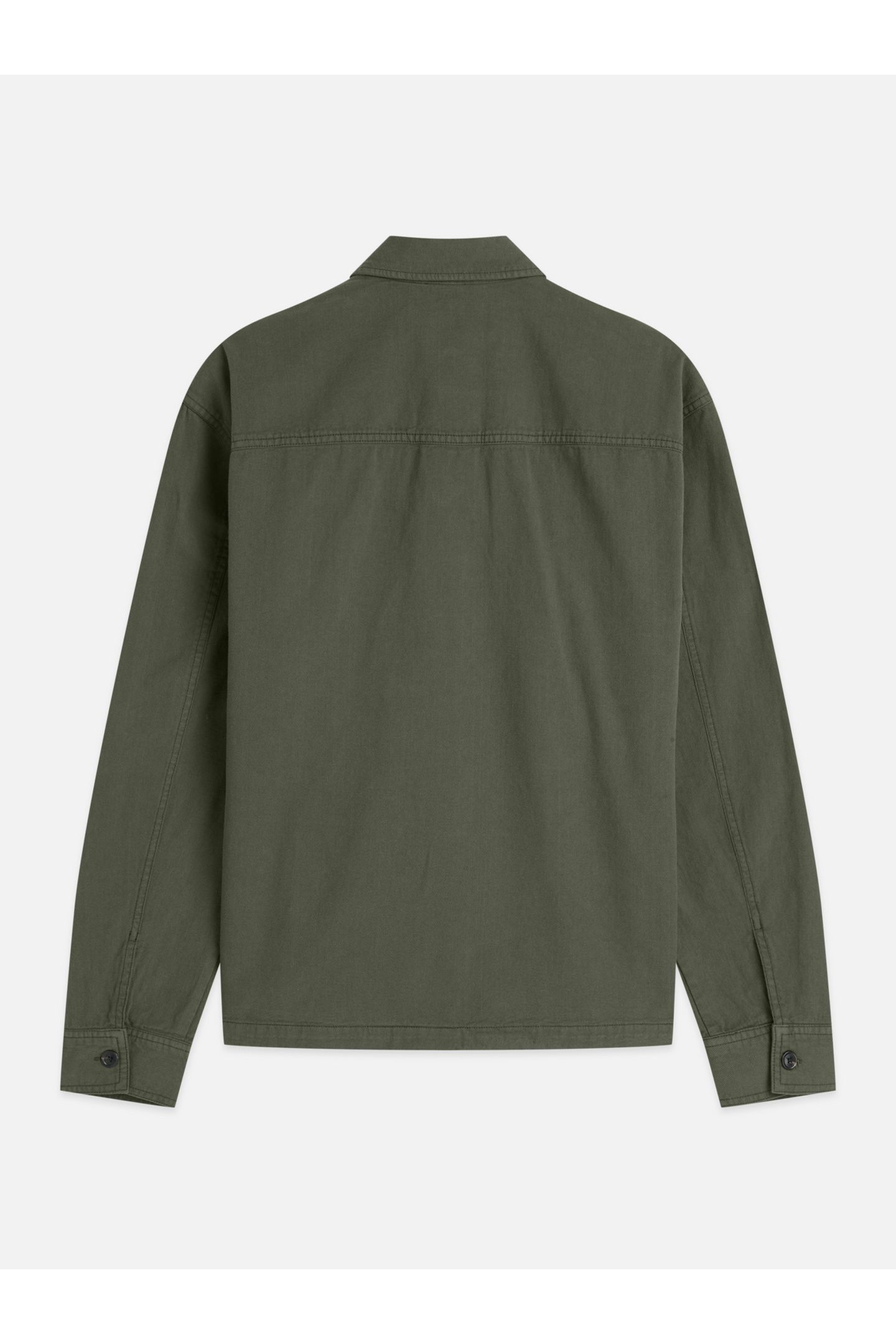 COTTONLINEN OVERSHIRT DARK BEIGE 5