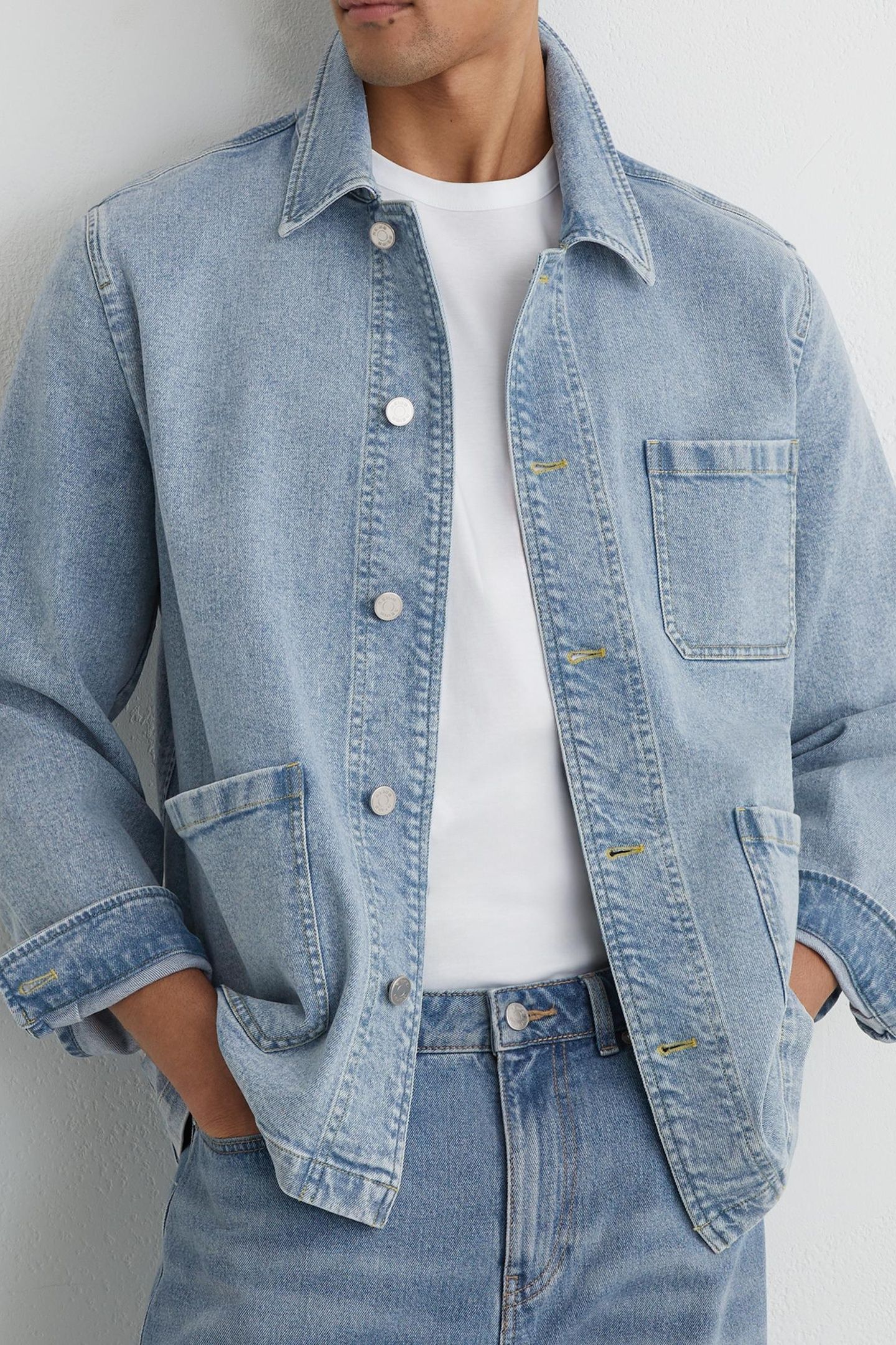 DENIM JACKET LIGHT BLUE WASH 6