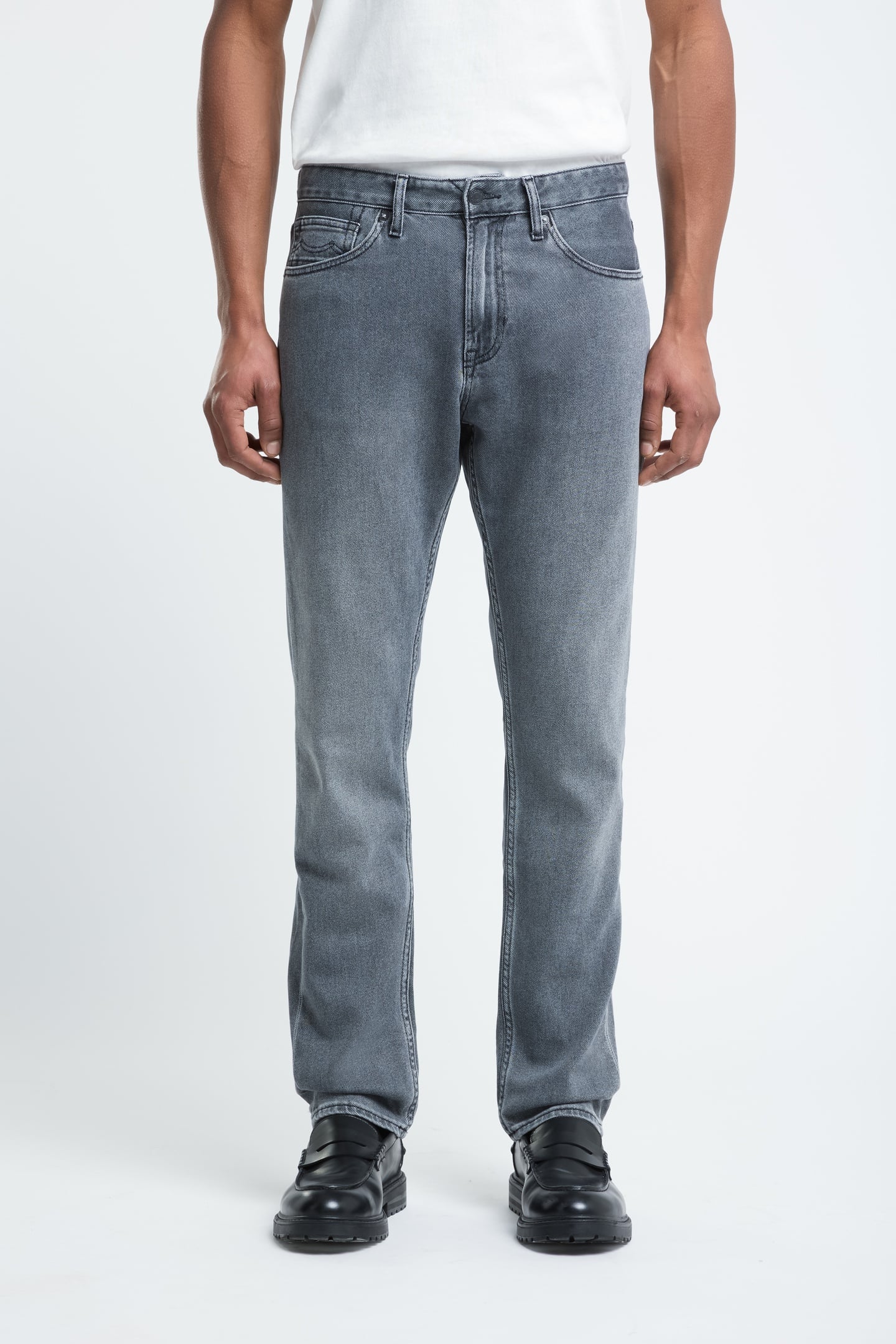 ADDO JEANS COTTON FLEX GREY 1