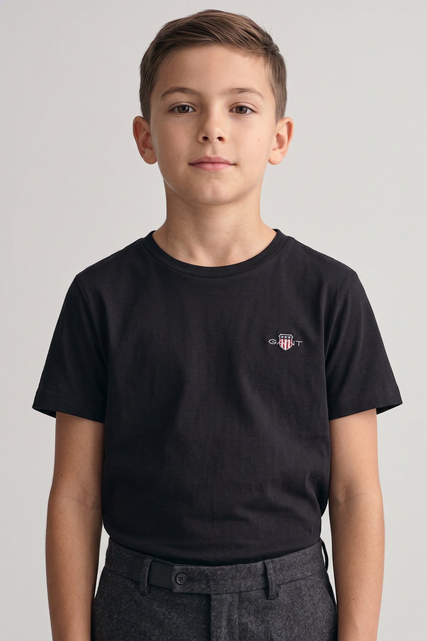 TEEN UNISEX C-NECK T-SHIRT 2-PACK BLACK 3
