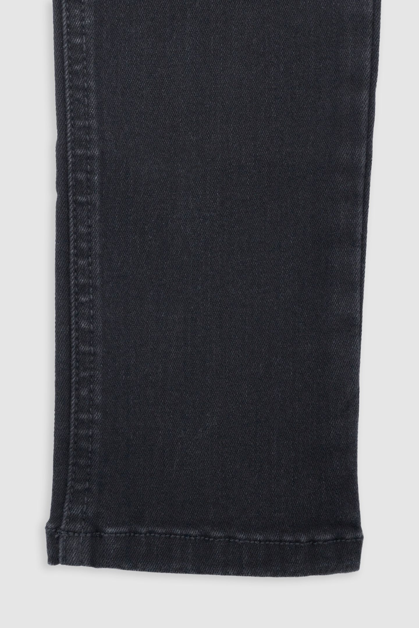 BOY'S BLACK SLIM JEANS WITH REMOVABLE BRAIDED WAISTBAND 7