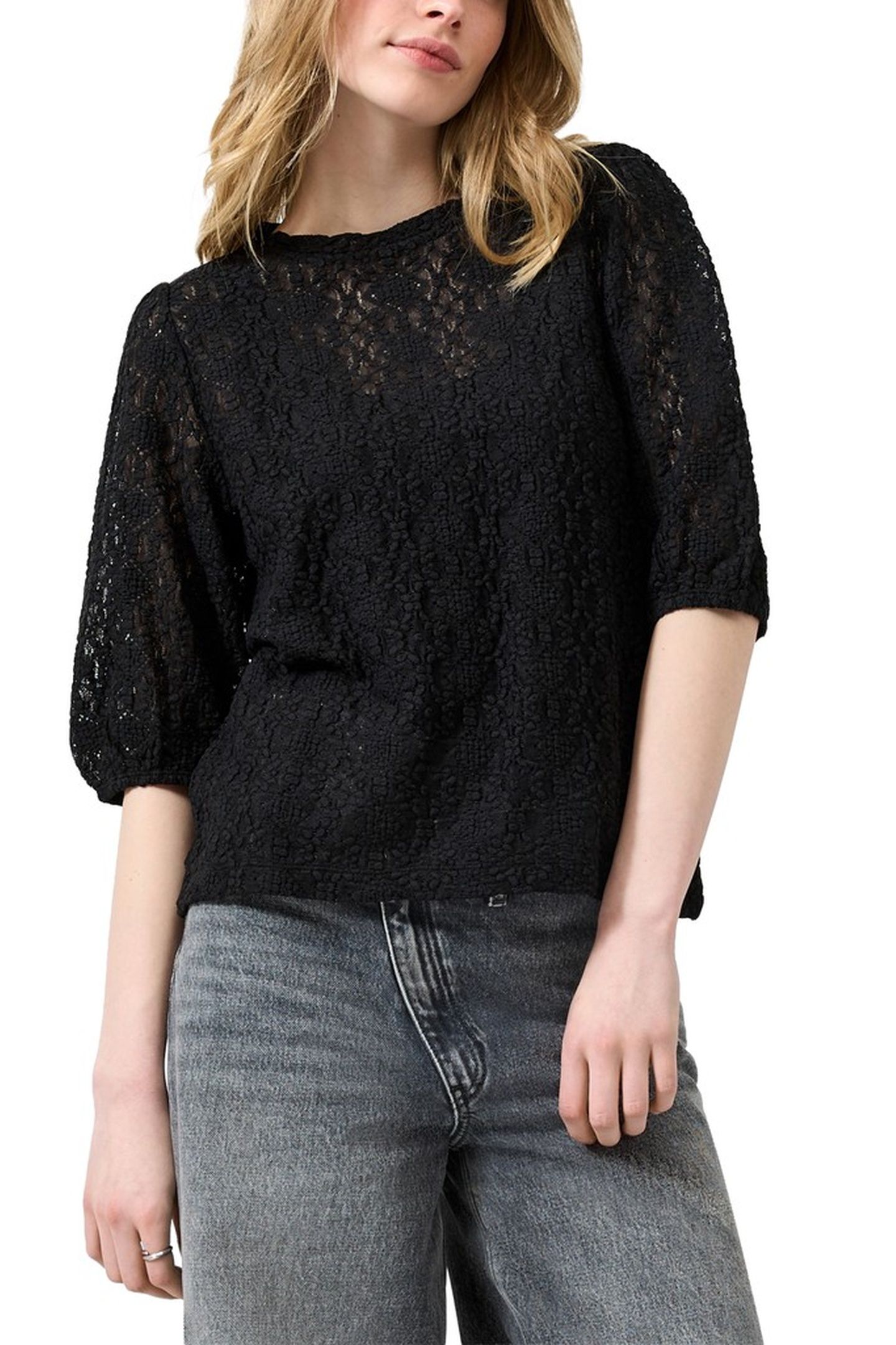 S.OLIVER-QS T-SHIRTS BLACK 1