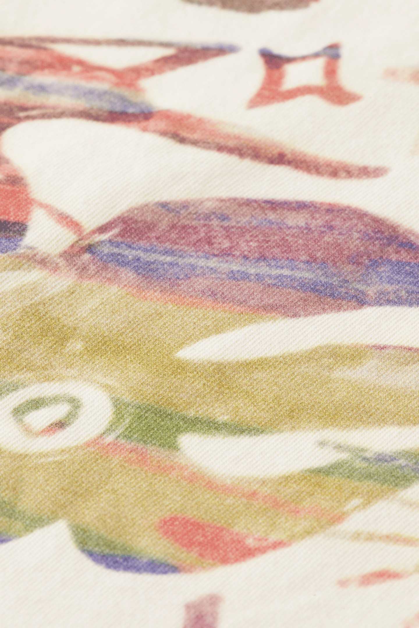 WASHED ARTWORK LOOSE T-SHIRT EGGNOG 7
