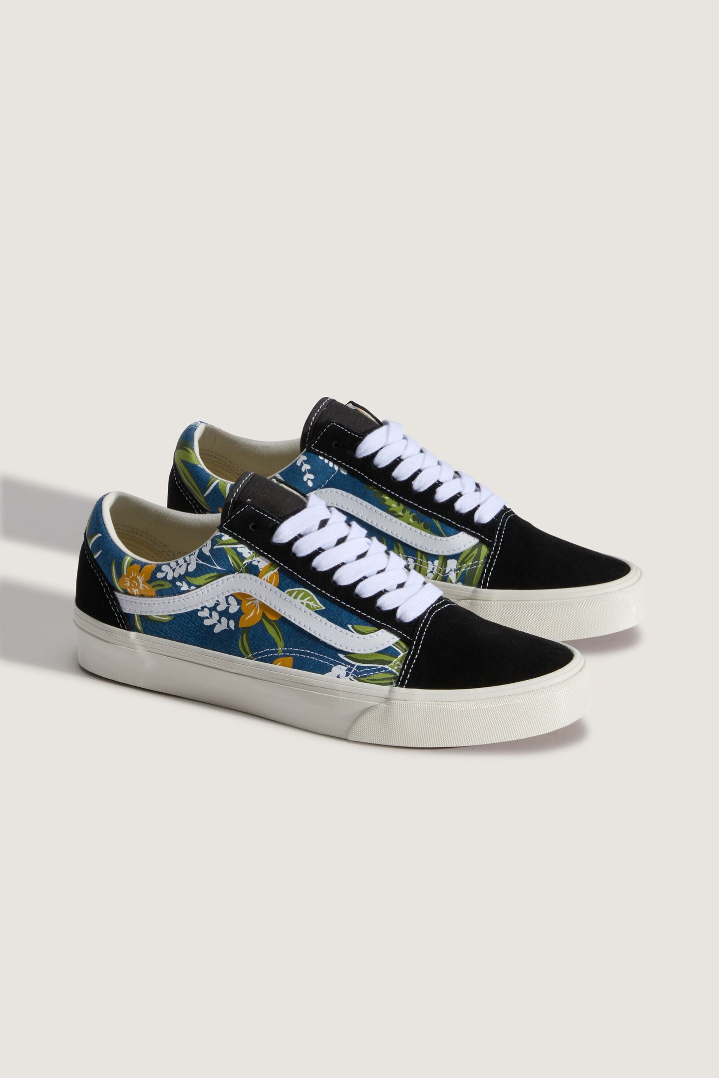 UNISEX OLD SKOOL FLORAL NAVY 3