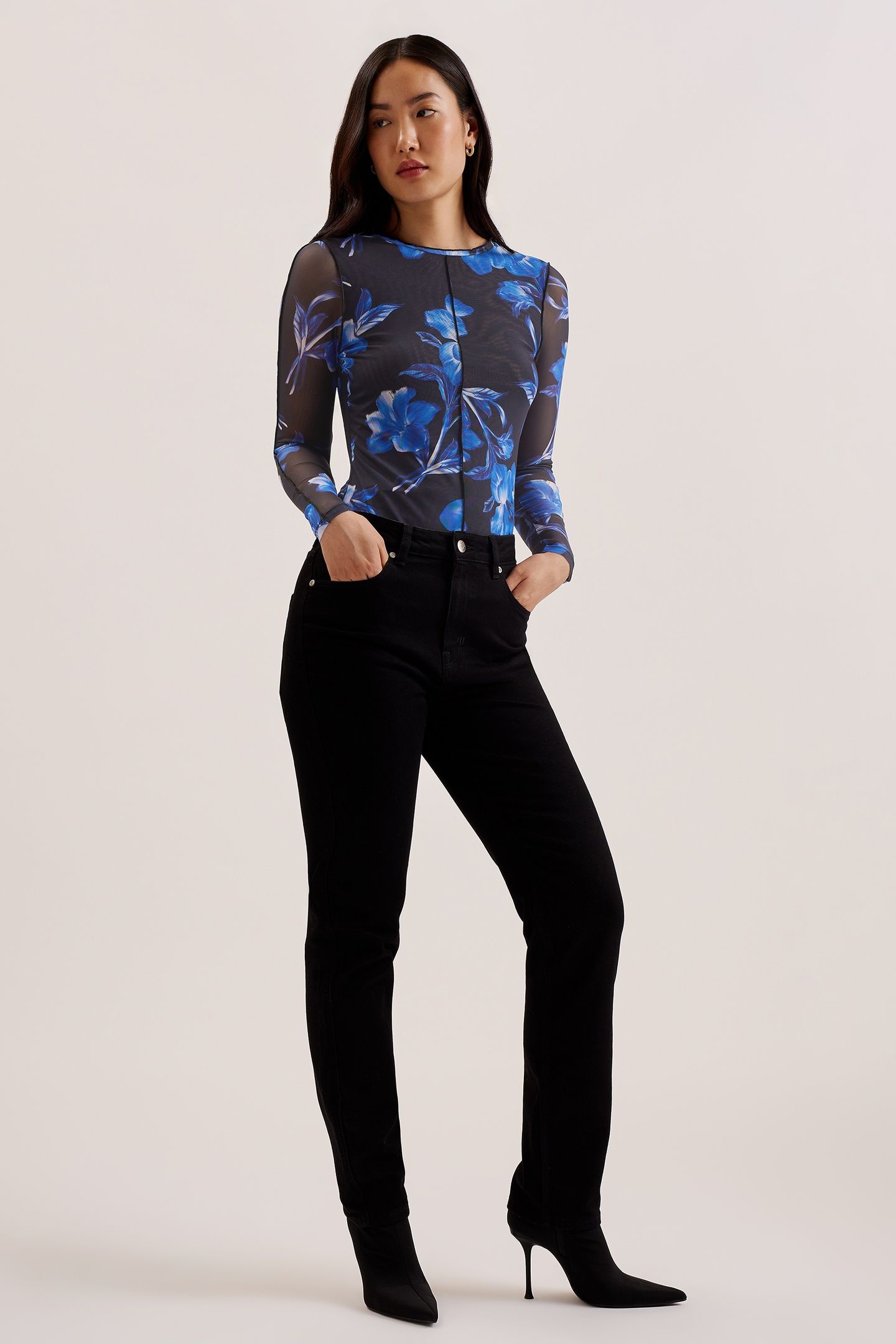 DEKOTHA CREW NECK LONG SLEEVE JERSEY BLUE 1