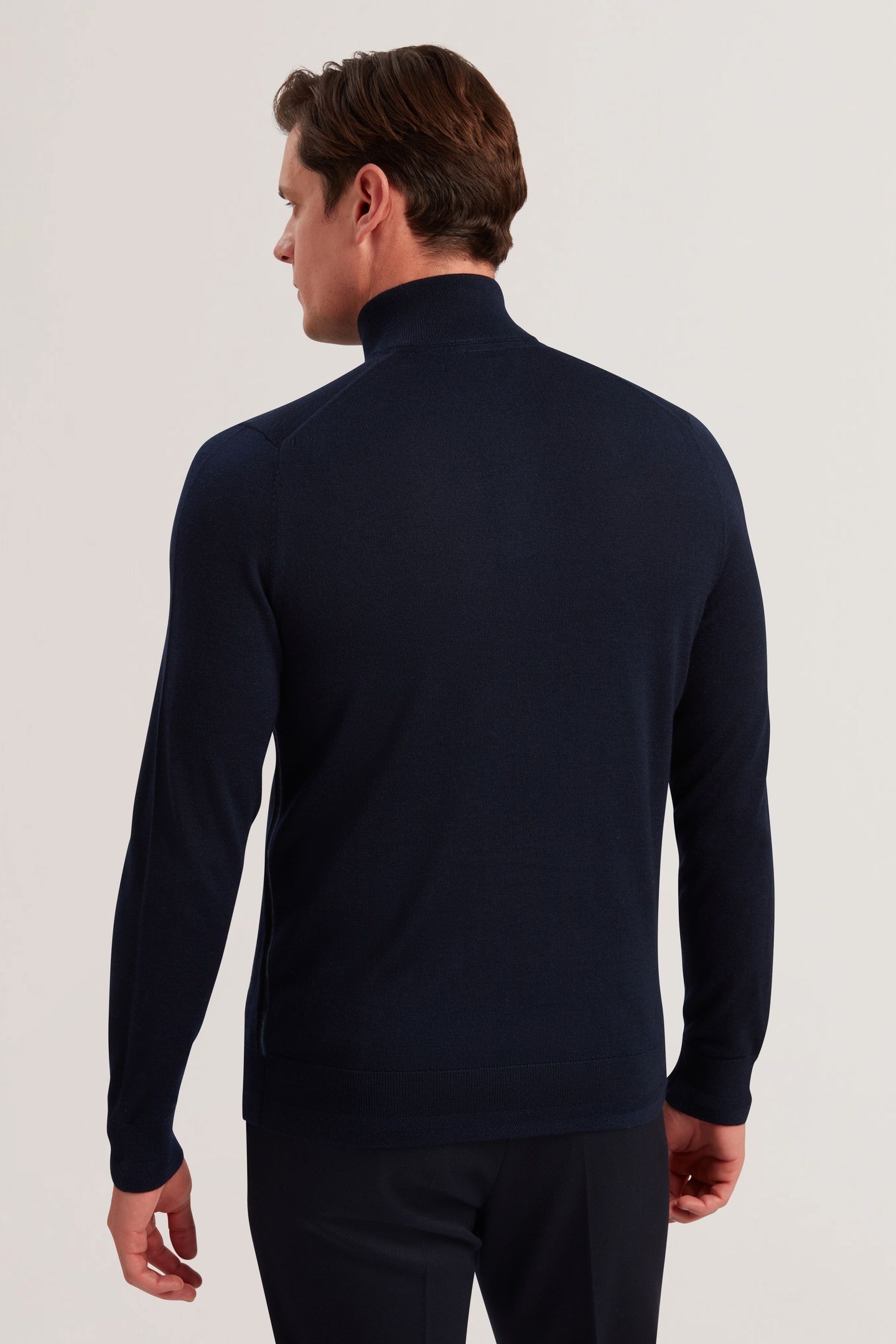LIMEHAS LS MERINO CORE HALF ZIP NAVY 3