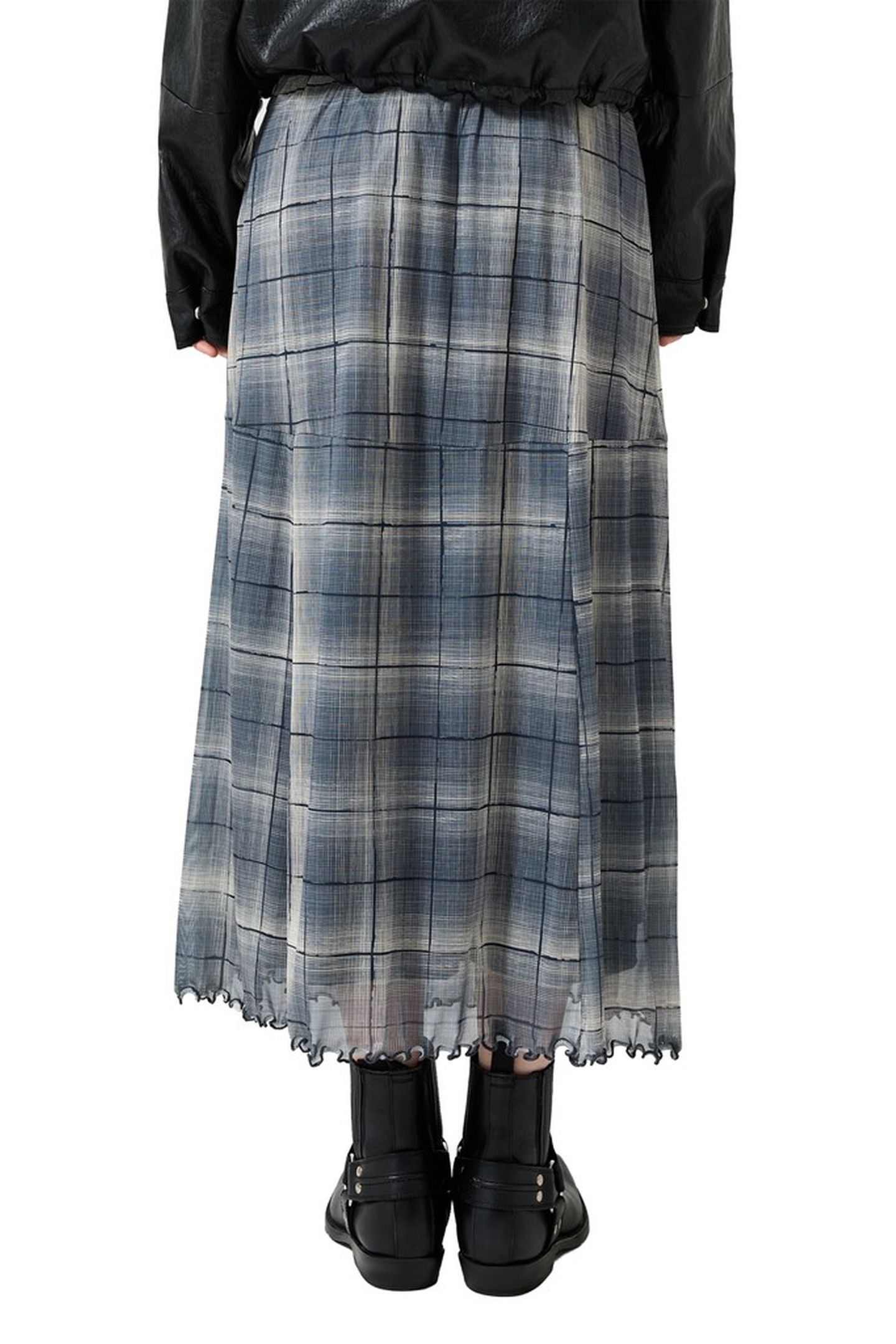S.OLIVER-QS SKIRTS GREY/BLACK 2