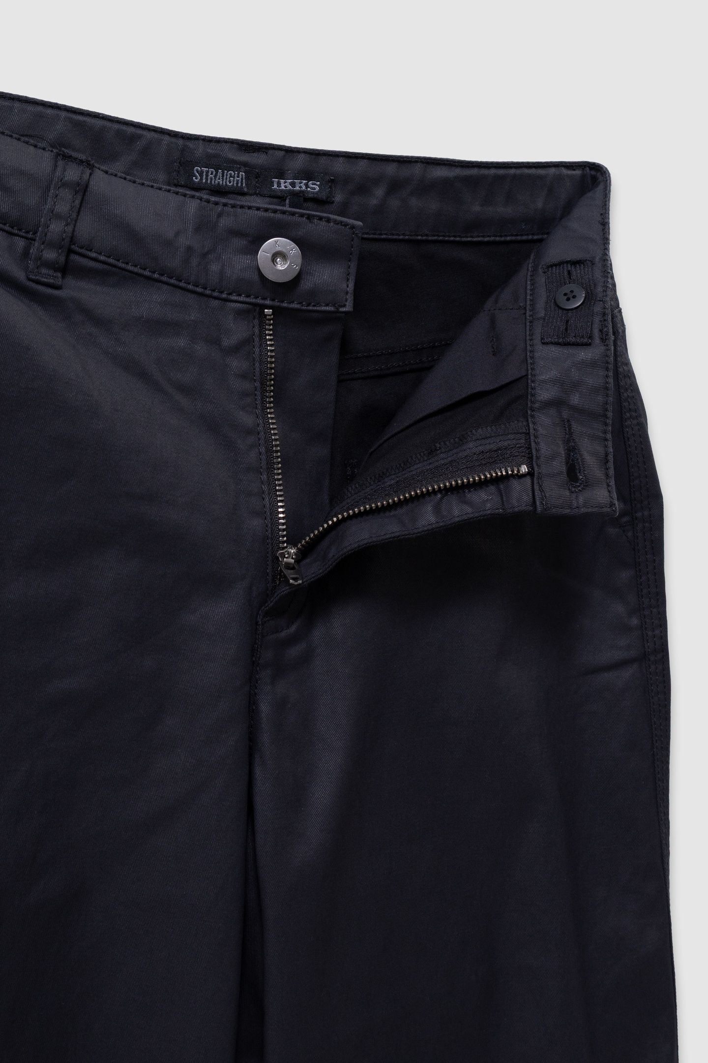 GIRLS’ BLACK COATED STRAIGHT JEANS 4