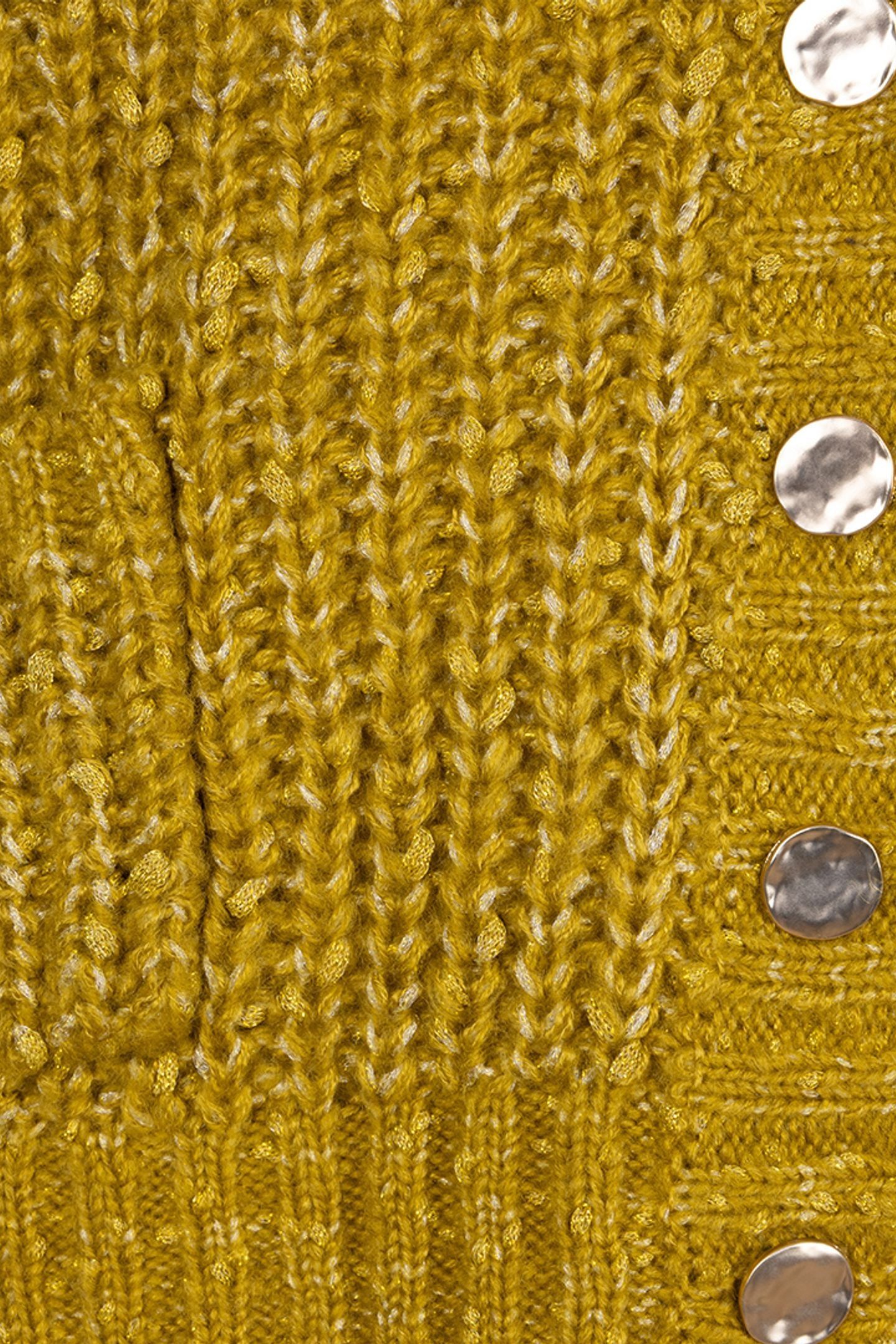 CARDIGAN OVERSIZE LUREX GOLDEN OLIVE 6