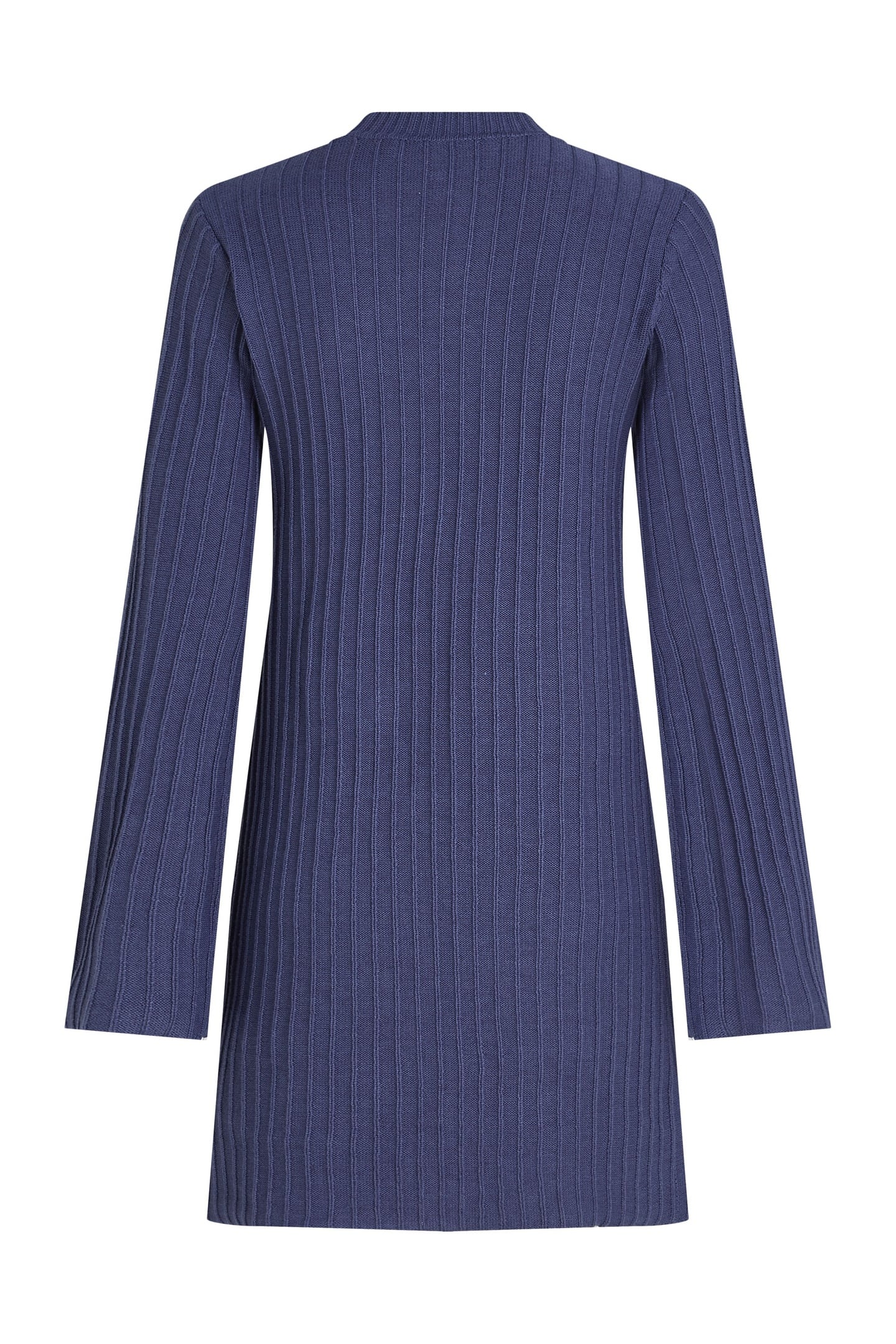 KLJ PLISSE KNIT DRESS SKIPPER BLUE 5