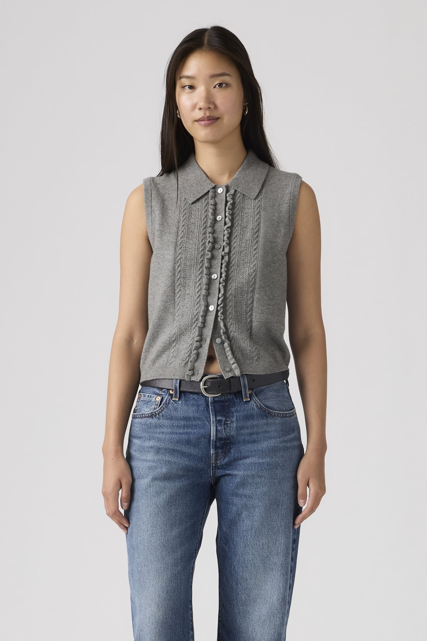 SUPERSOFT MINI RUFFLE VEST TOP 2