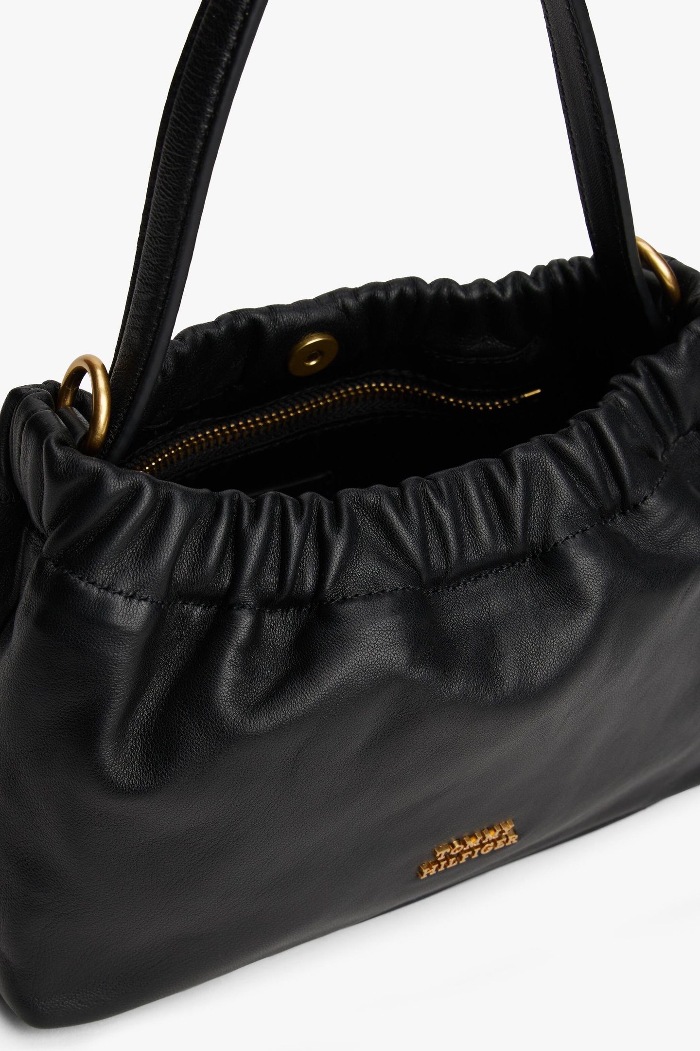 SOFT LEATHER MINI CROSSOVER BLACK 6