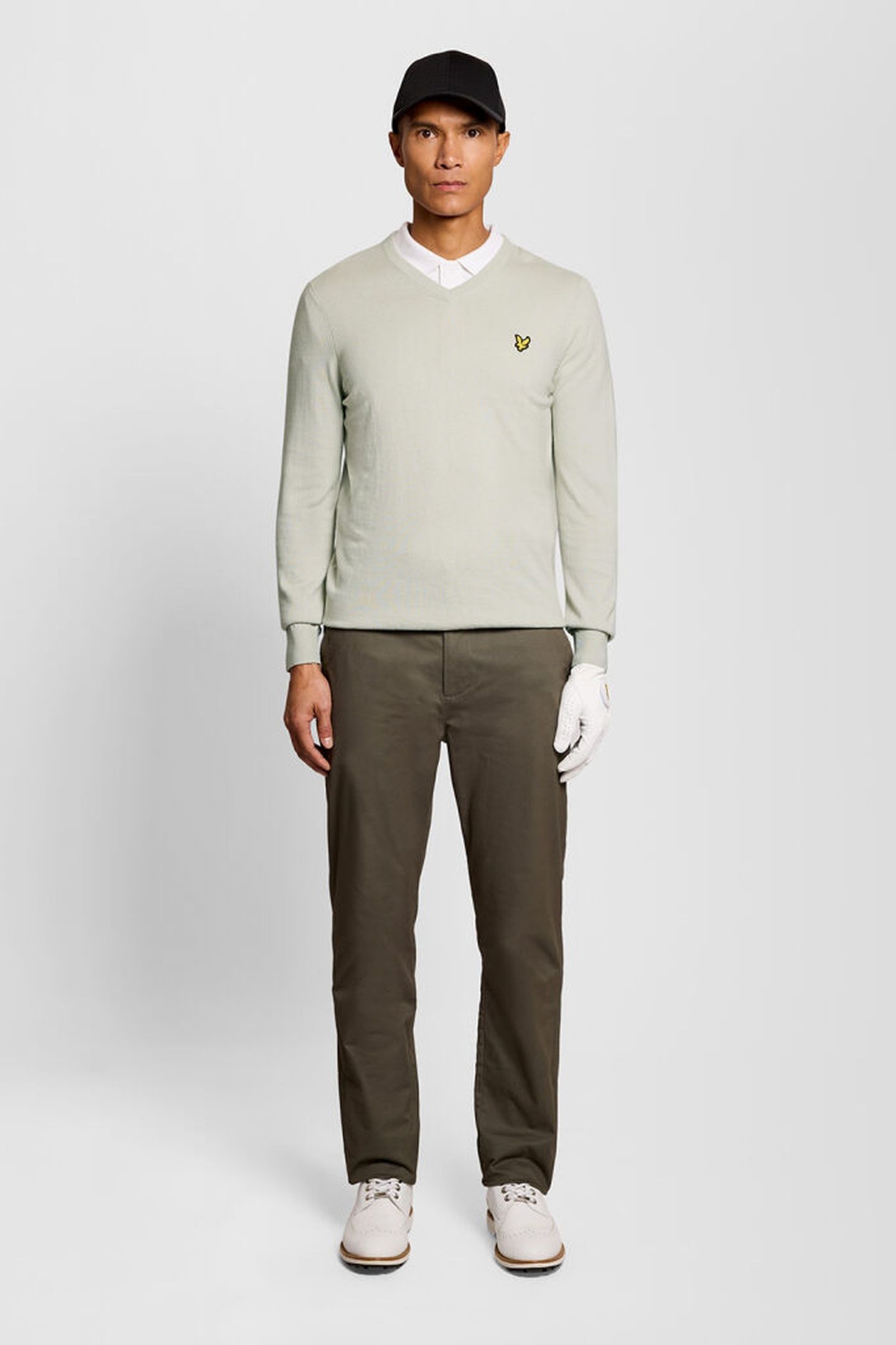 GOLF V NECK PULLOVER CLOUD 3