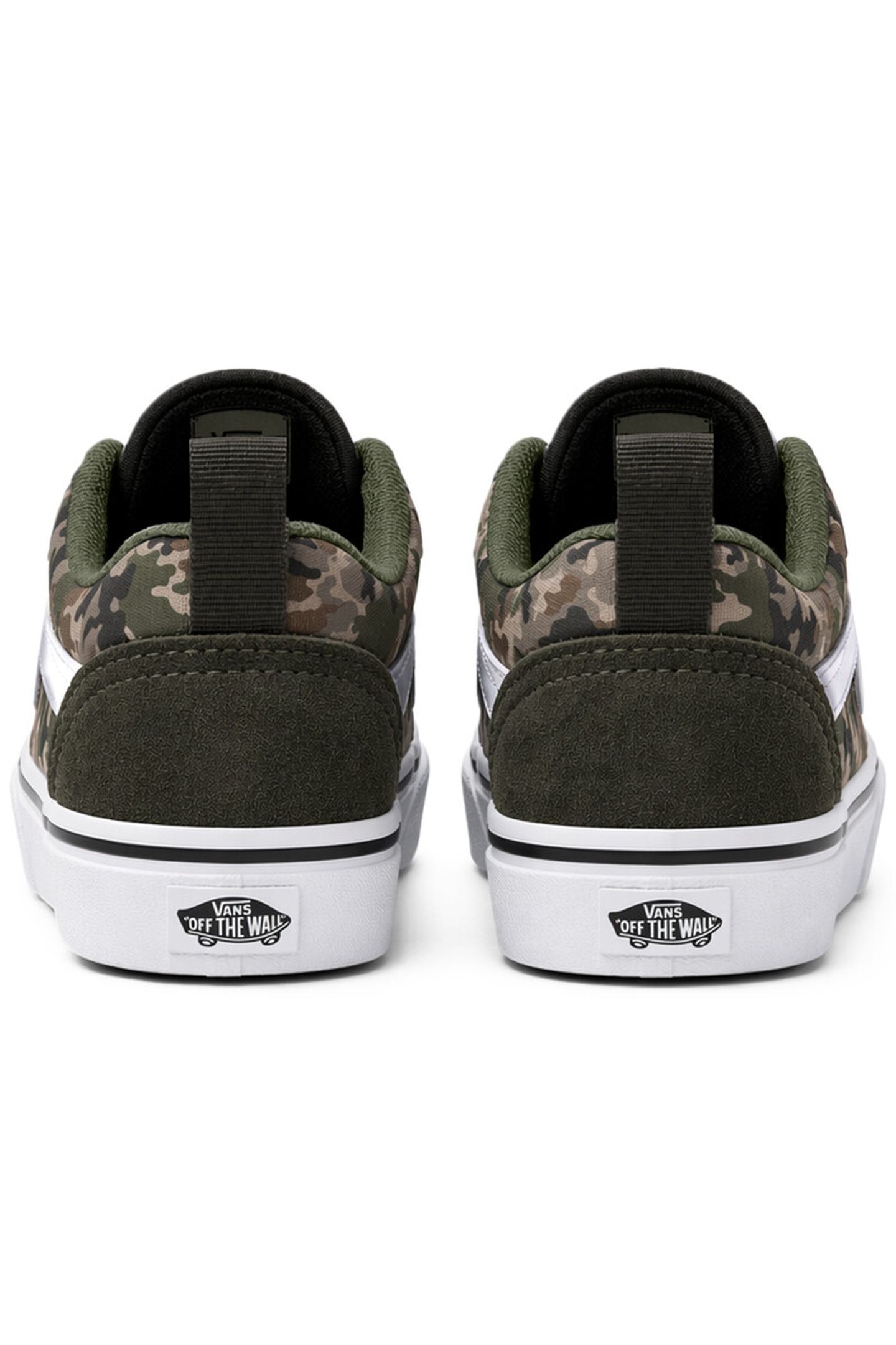 TODDLER KNU SKOOL ELASTIC LACE CHECK CAMO GREEN 5