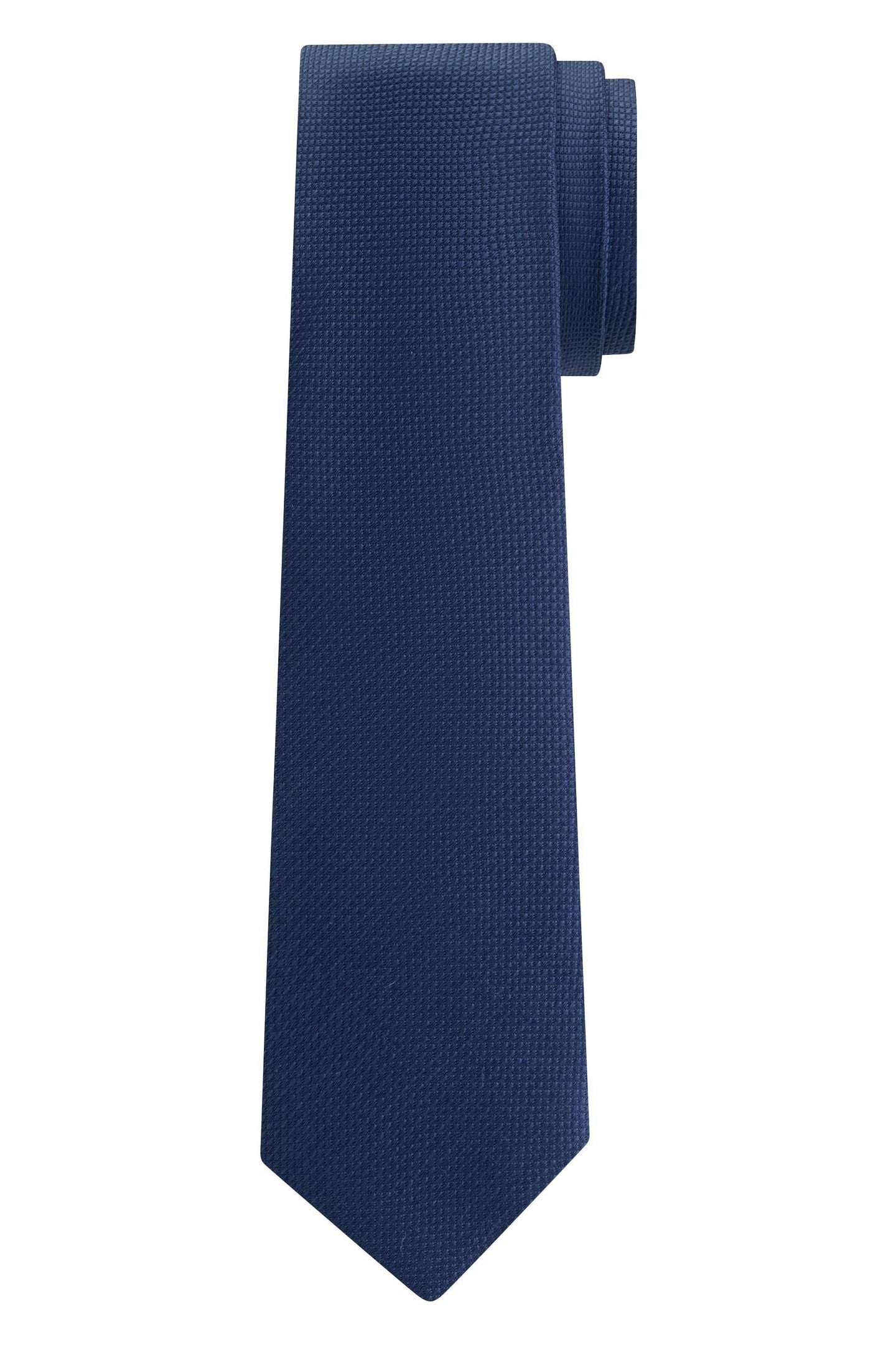 TERRE TEXTURED SOLID TIE NAVY BLUE 1