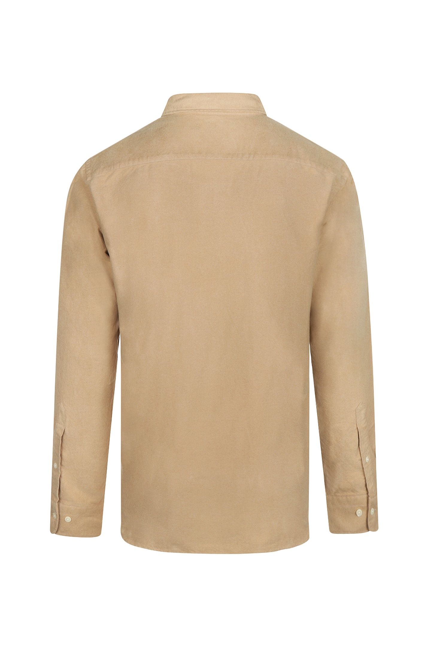 FLANNEL OXFORD SHIRT CAMEL 2