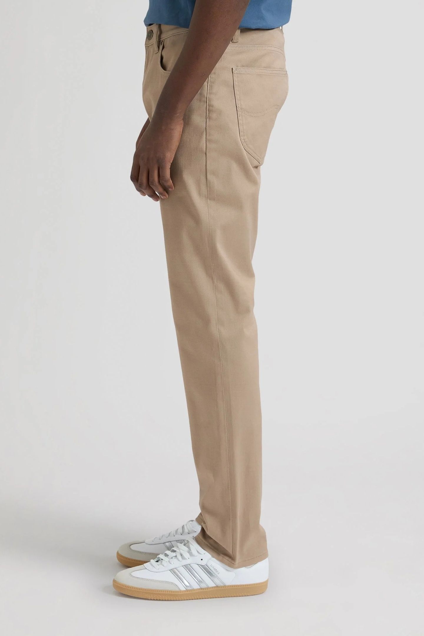 DAREN DARK TAUPE REGULAR STRAIGHT JEANS BEIGE 4