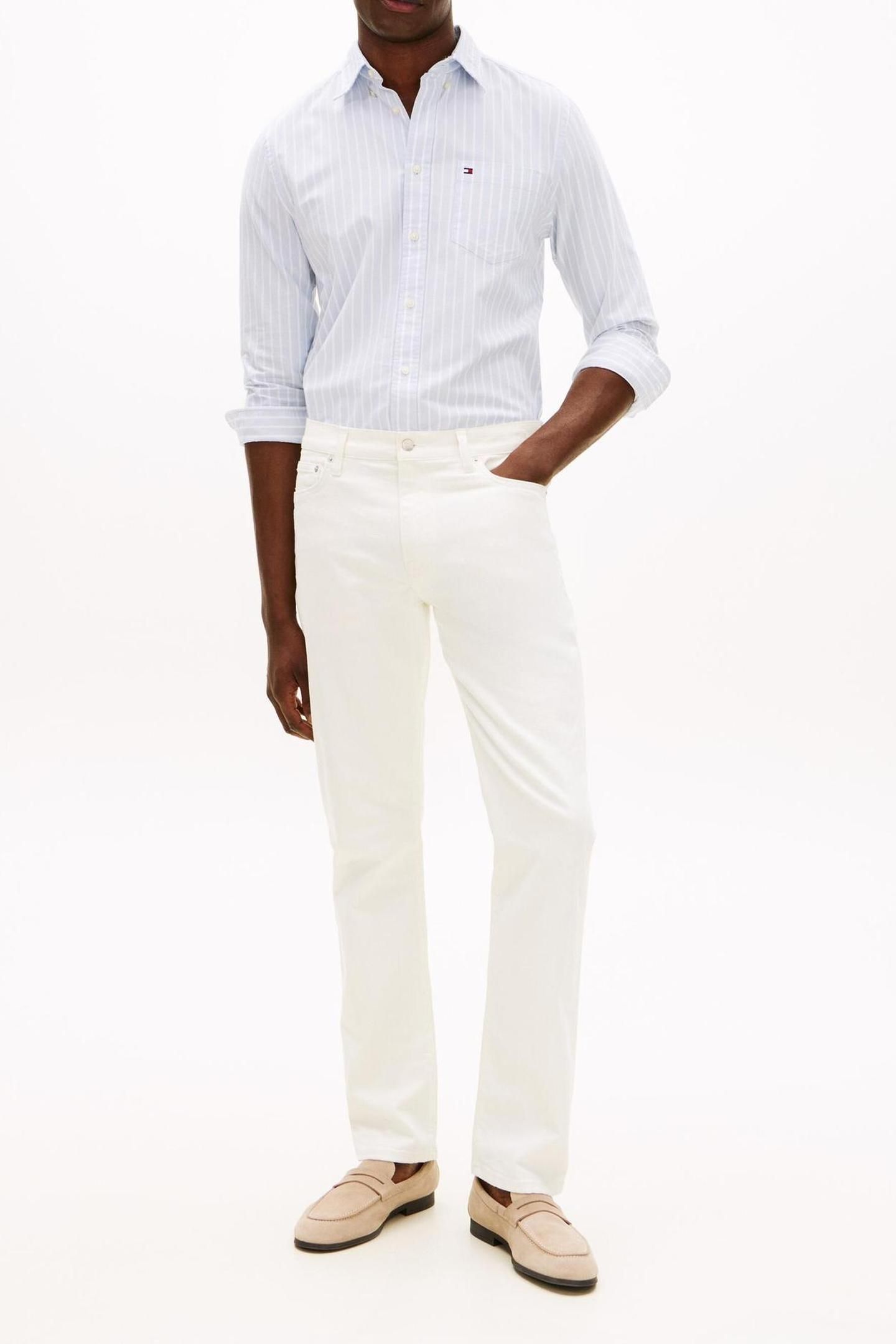 HERITAGE OXFORD WIDE SHIRT BREEZY BLUE/WHITE 2