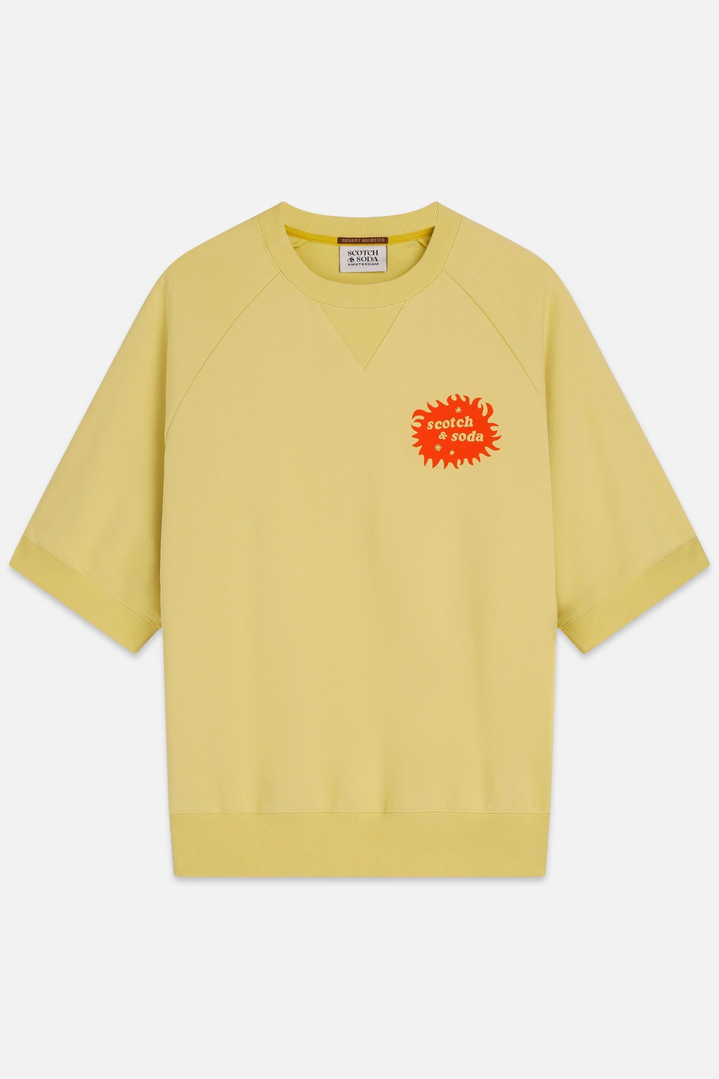 FRONT AND BACK ARTWORK LOOSEFIT SHORTSLEEVE SWEATSHIRT BRIGH 1