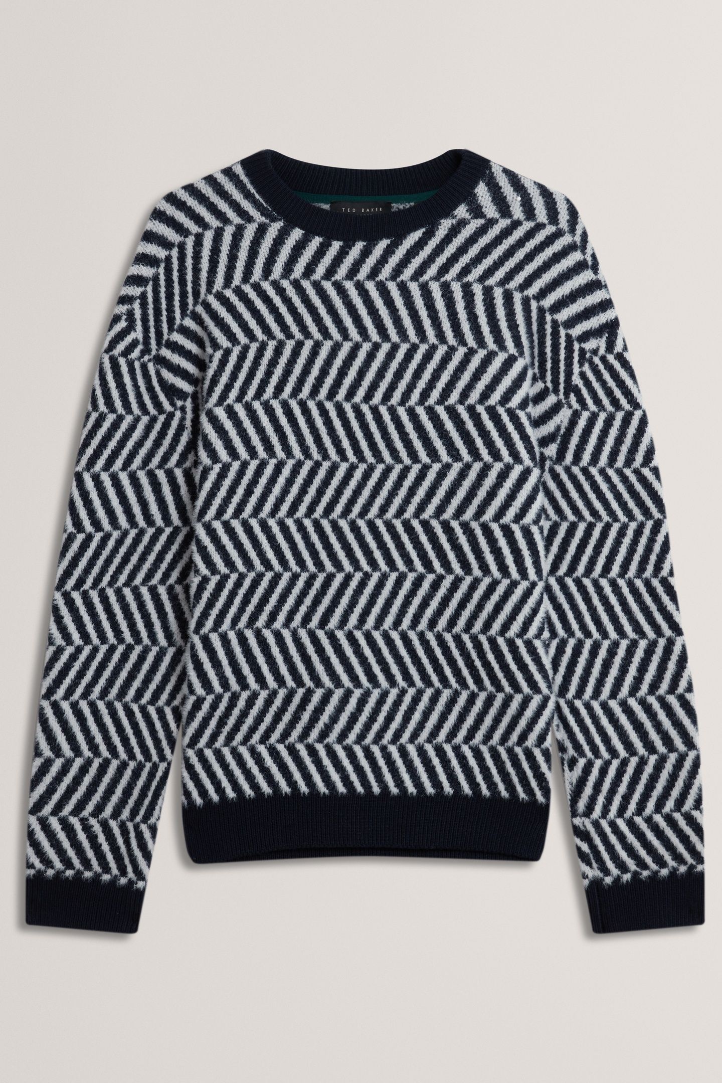CHEVRON GRAPHIC JUMPER NAVY 3