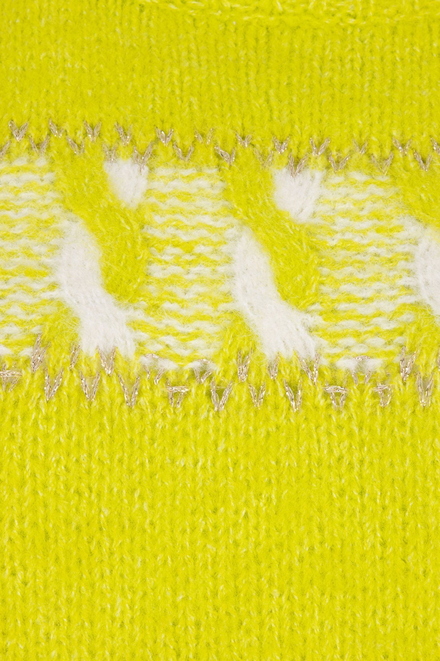 SWEATER STRIPED JACQUARD CITY LIME 7