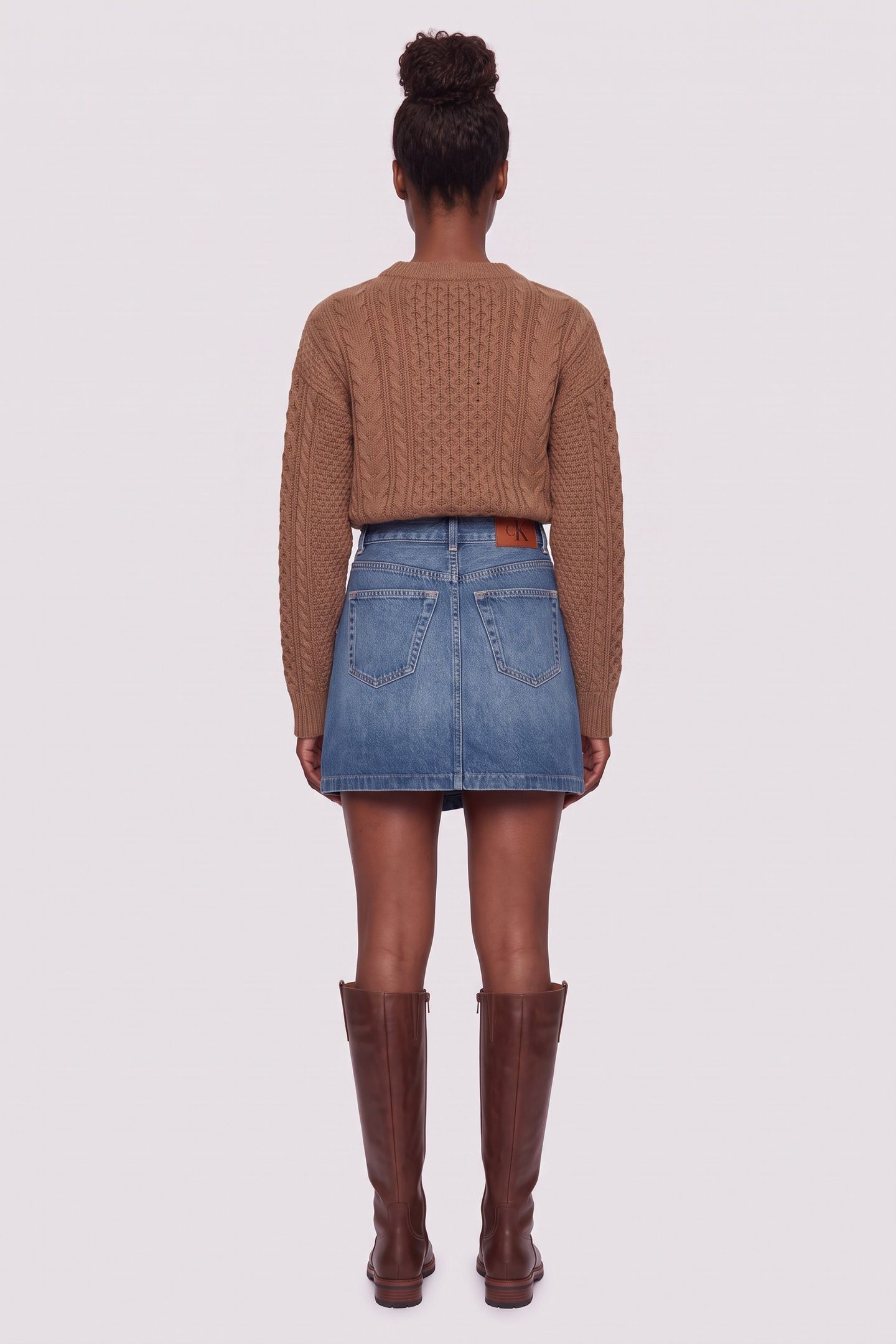 DENIM MINI WRAP SKIRT COLD SPRINGS 2