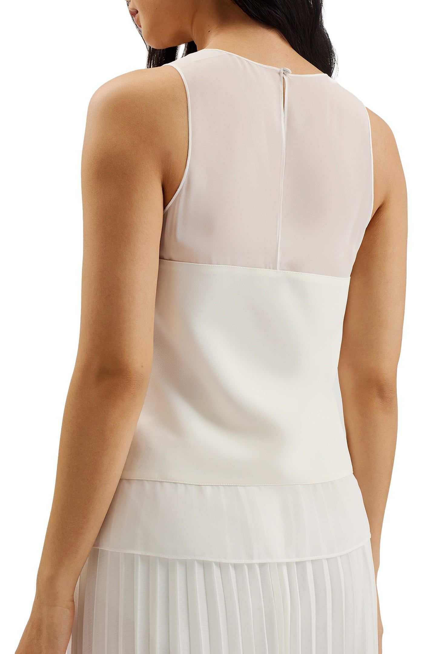TILAMA TANK TOP WITH RACER BACK IVORY 3