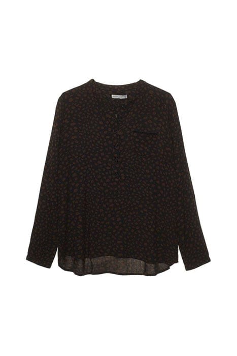 GIRLS ASH BLOUSE BURNT BORDEAUX 1
