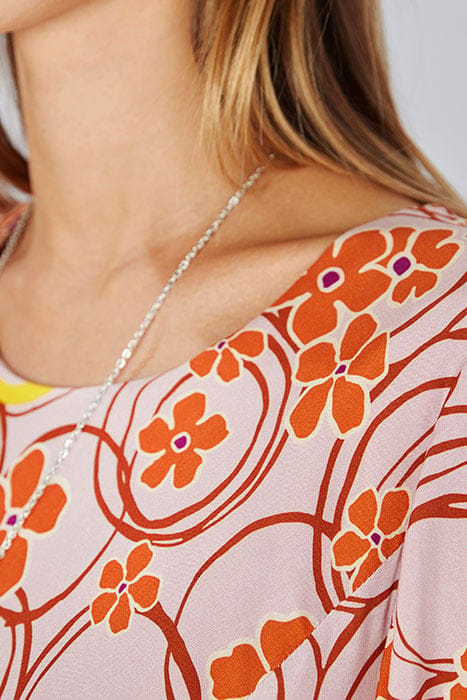 DRESS WITH KNOT ON THE SIDE MULTI 3
