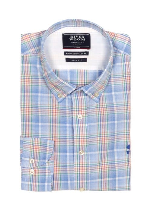 SLIM FIT PRINCETON SHIRT MULTI 1