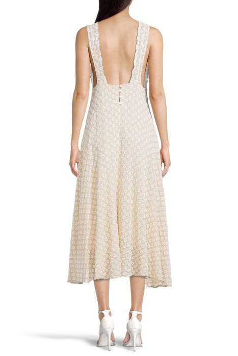 BIAS CUT DRESS ECRU 3