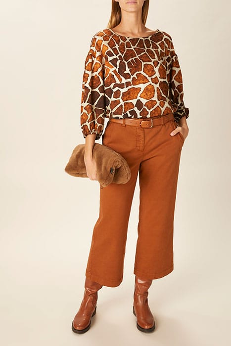 LOOSE SLEEVE SHIRT BROWN 4