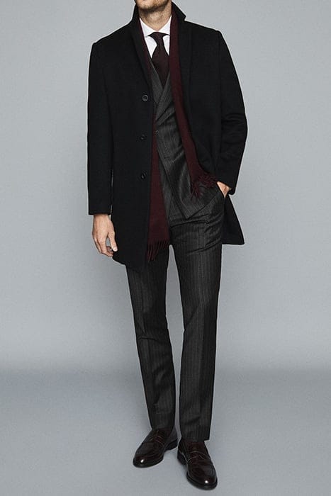 SALAN B-DB CHALK STRIPE P CHARCOAL C2 SMOKE GREY 5