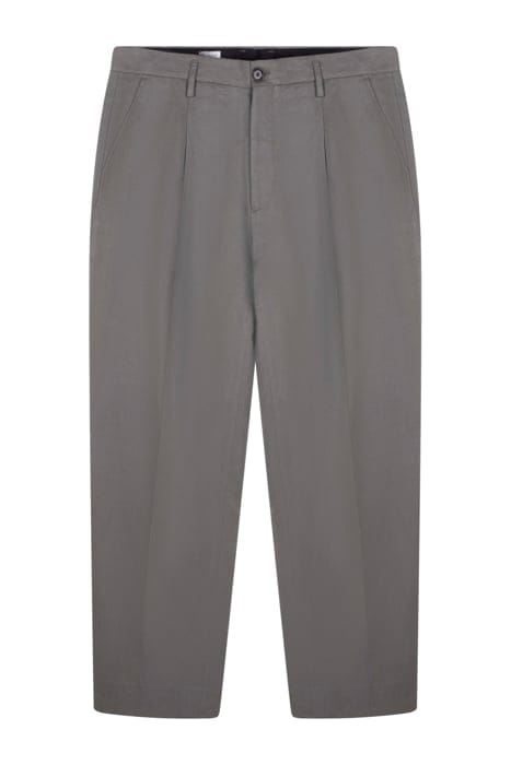 M. SAMSON LINEN TROUSER GREEN GREY 1