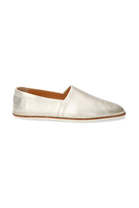 LOAFER VEGETABLE SHINY LEATHER SILVER 1