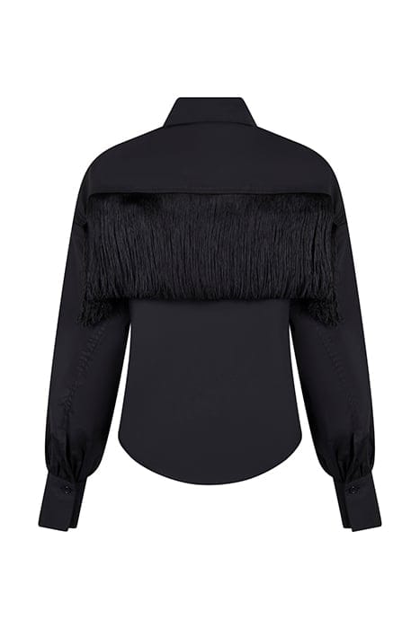 VEGETARIANA 3 BLUSA POPELINE S BLACK 2