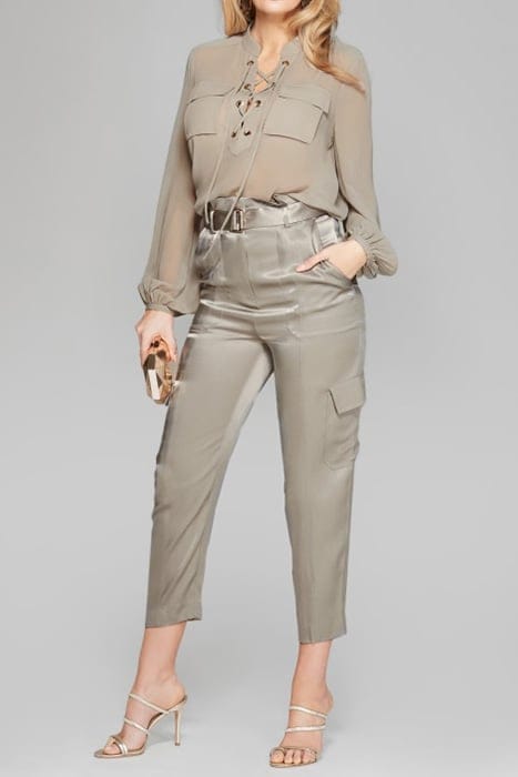 MARCIANO BY GUESS LAGUNA ANKLE PANT MOONDUST 4