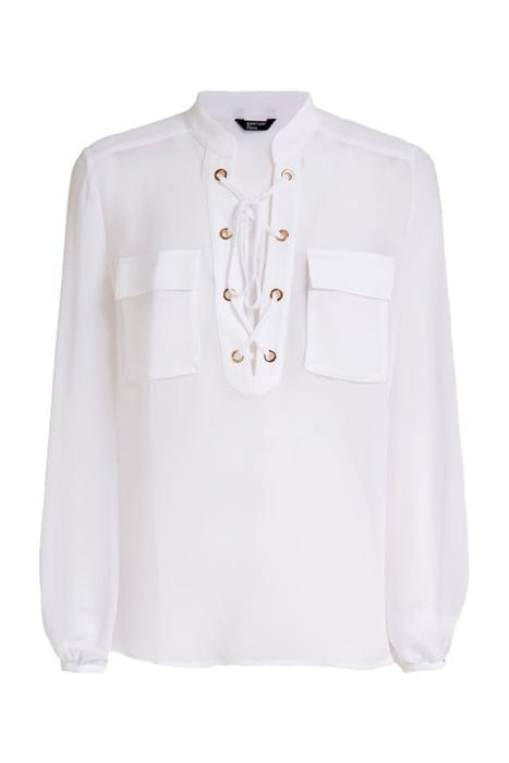 MARCIANO BY GUESS AARON BLOUSE RO TRUE WHITE A000 3