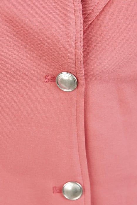 FLEECE BLAZER APPLIED POCKET PINK 4