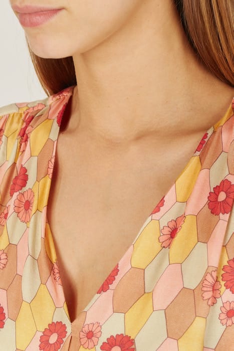 CROSS OVER DRESS PINK 4