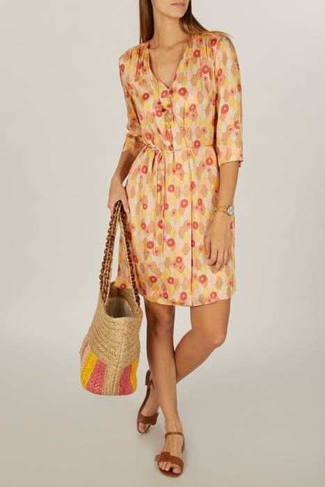 CROSS OVER DRESS PINK 5