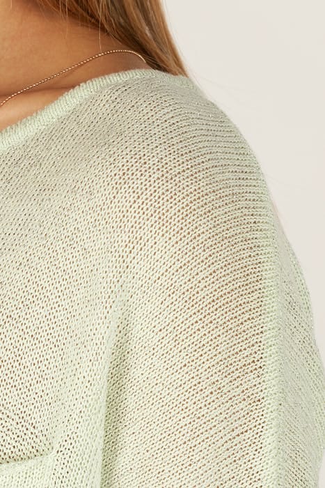 CREW NECK SWT + POCKET SS GREEN 6