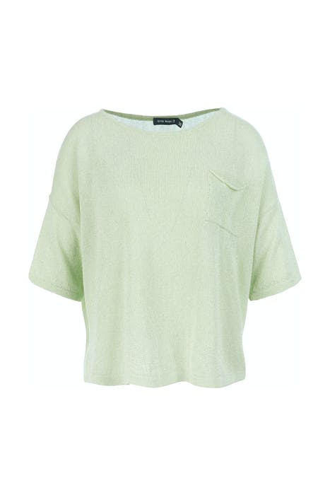 CREW NECK SWT + POCKET SS GREEN 1