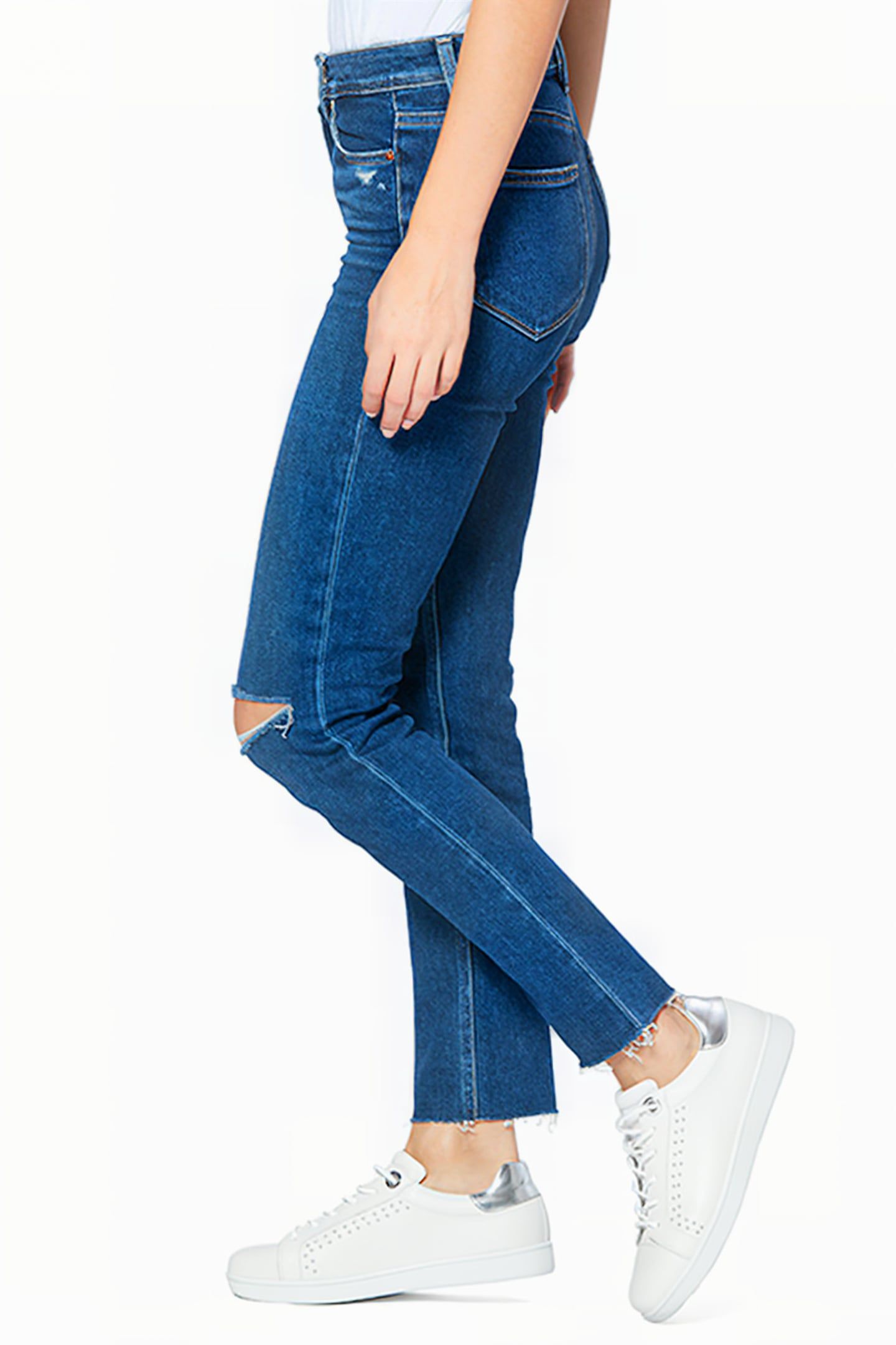 HOXTON SLIM RAW HEM SLOPES DESTRUCTED 3